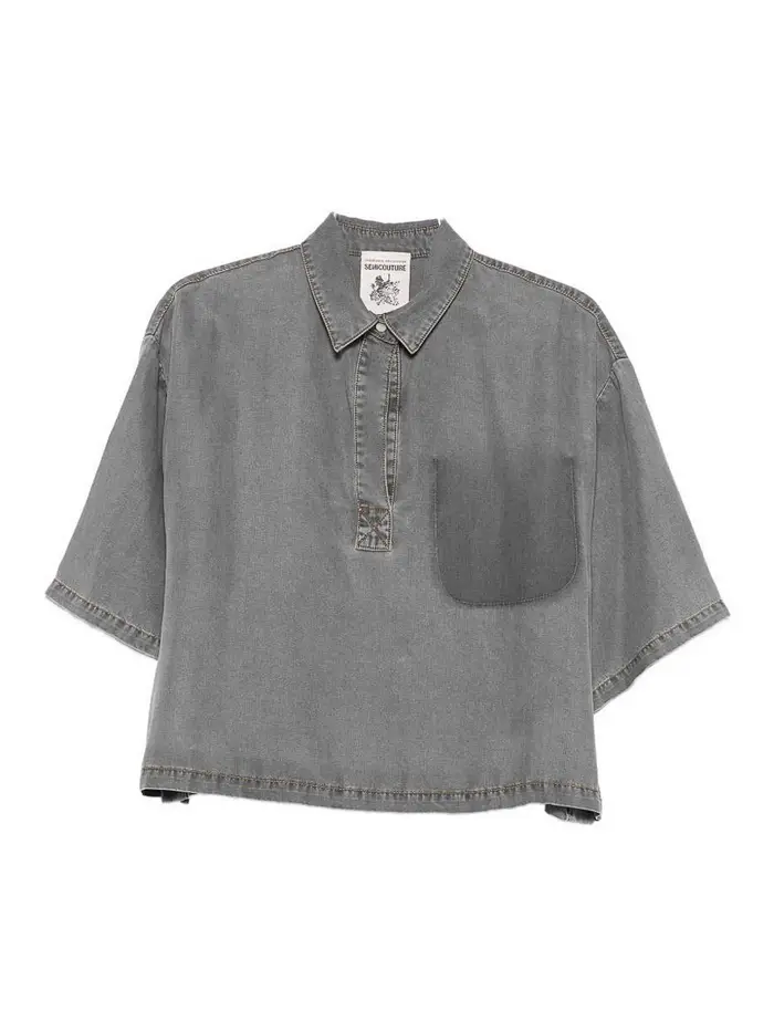 Semicouture Camicia Shana grigio scuro