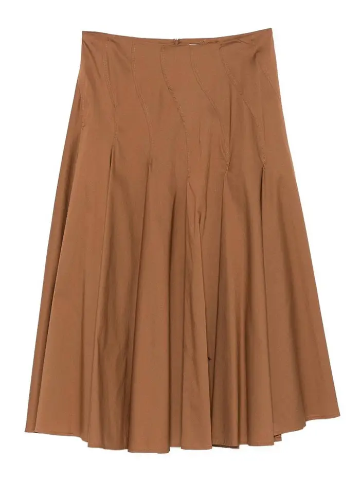 Semicouture Gonna midi Sabella marrone
