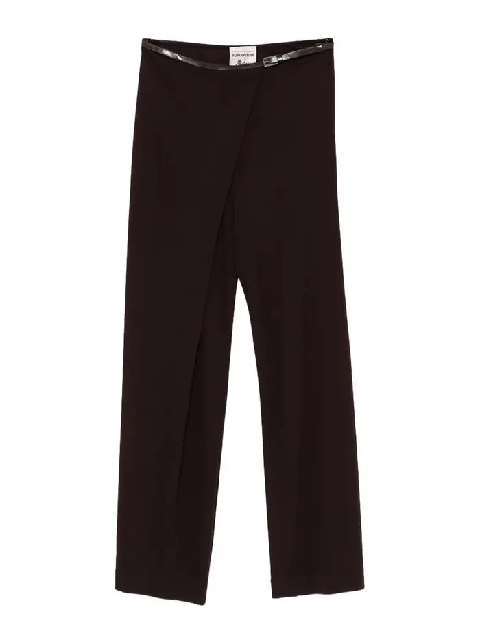 Semicouture Pantaloni casual marroni Marrone