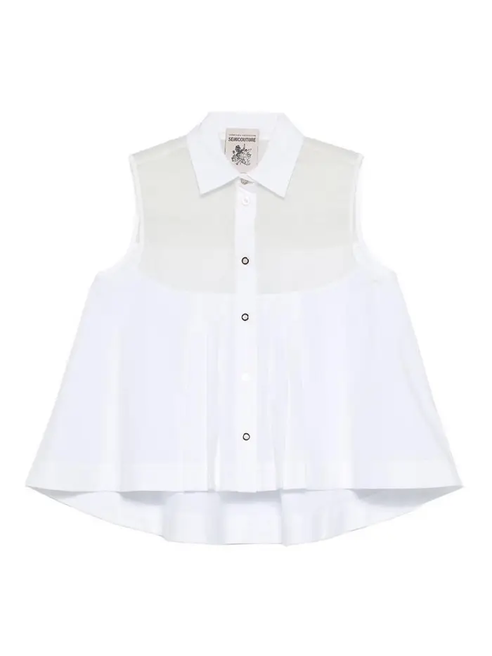 Semicouture Top Bianco