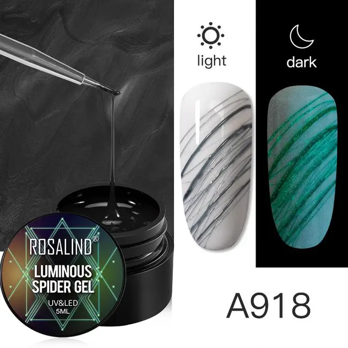 Senalay ROSALIND 5ml Smalto per unghie in gel lucido Arcobaleno Glitter Pittura Unghie artistiche Design Vernis Smalto semipermanente Gel