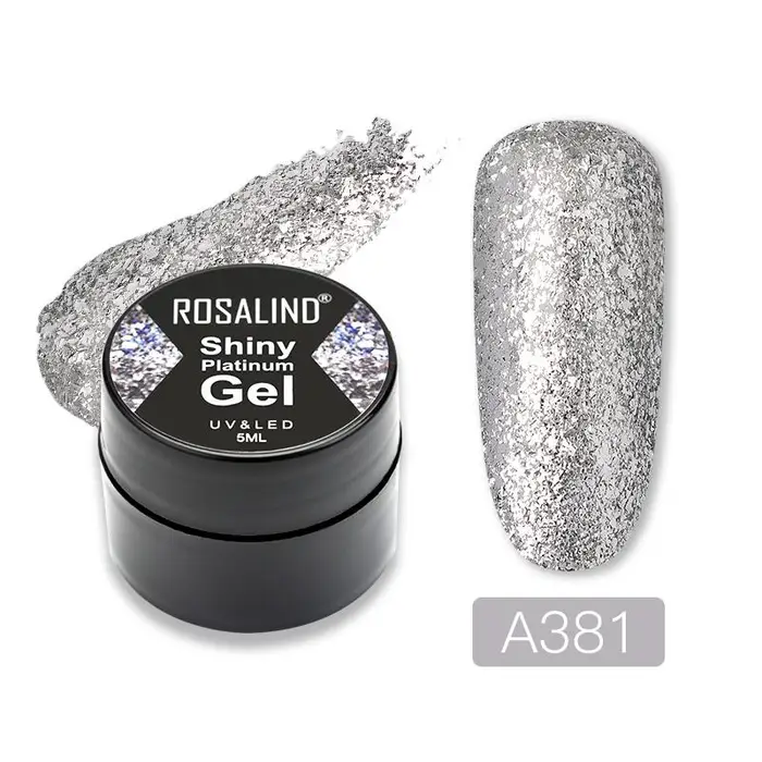 Senalay ROSALIND 5ml Smalto per unghie in gel lucido Arcobaleno Glitter Pittura Unghie artistiche Design Vernis Smalto semipermanente Gel