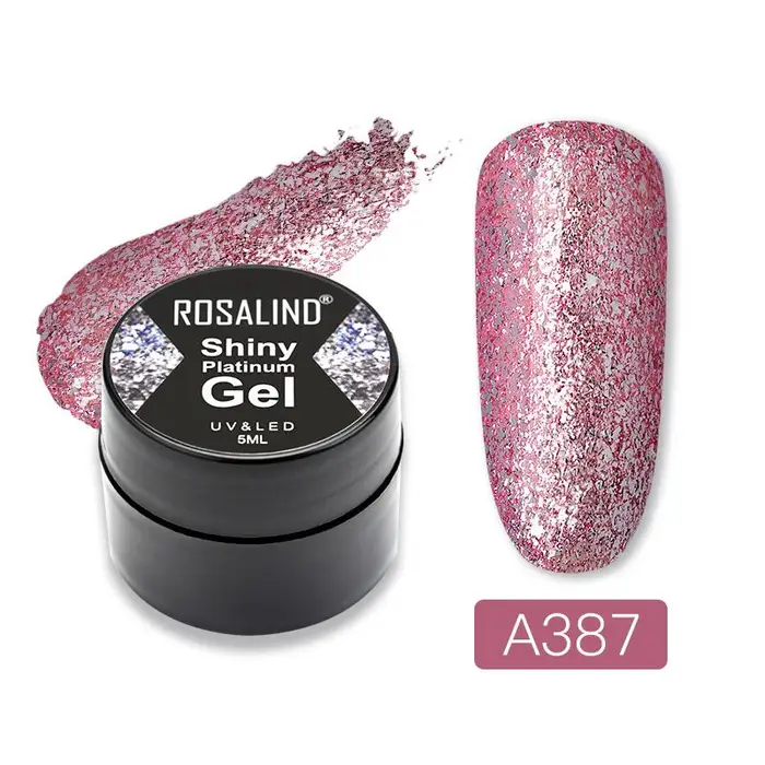 Senalay ROSALIND 5ml Smalto per unghie in gel lucido Arcobaleno Glitter Pittura Unghie artistiche Design Vernis Smalto semipermanente Gel