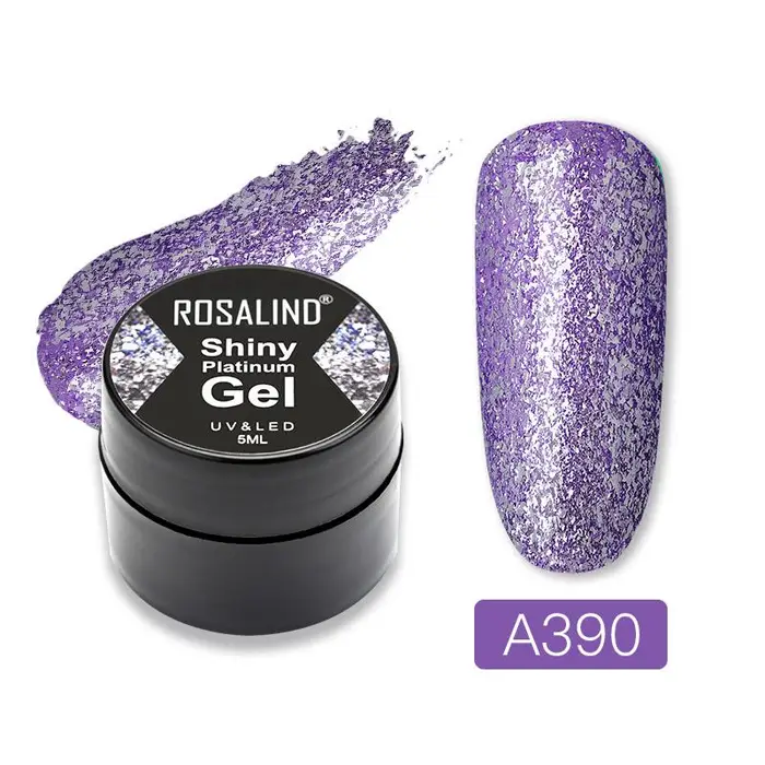 Senalay ROSALIND 5ml Smalto per unghie in gel lucido Arcobaleno Glitter Pittura Unghie artistiche Design Vernis Smalto semipermanente Gel