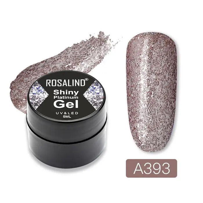 Senalay ROSALIND 5ml Smalto per unghie in gel lucido Arcobaleno Glitter Pittura Unghie artistiche Design Vernis Smalto semipermanente Gel
