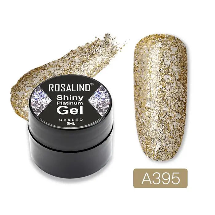 ROSALIND 5ml Smalto per unghie in gel lucido Arcobaleno Glitter Pittura Unghie artistiche Design Vernis Smalto semipermanente Gel Prodotti per superficie e smalti manicure