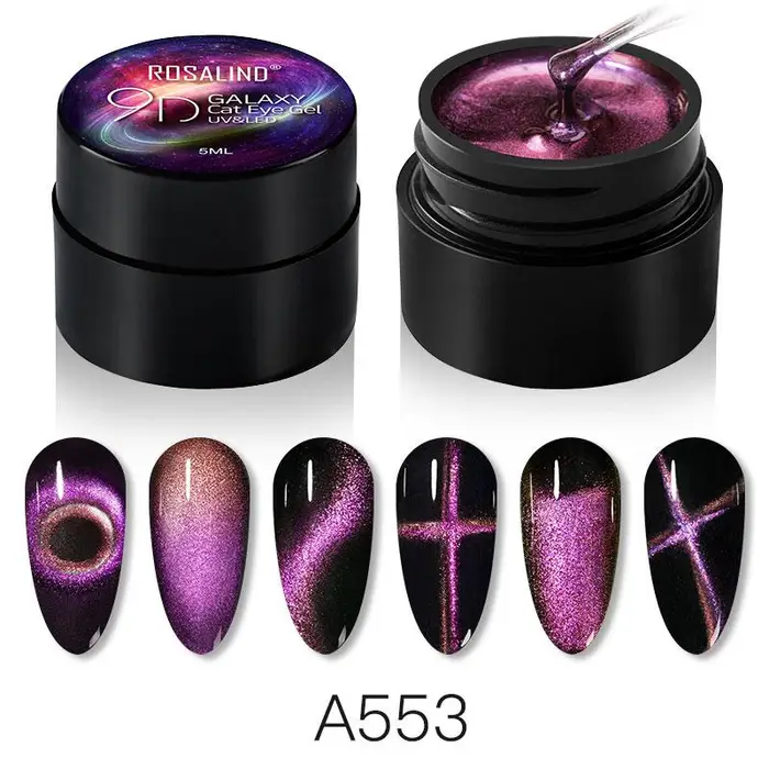 Senalay ROSALIND 5ml Smalto per unghie in gel lucido Arcobaleno Glitter Pittura Unghie artistiche Design Vernis Smalto semipermanente Gel