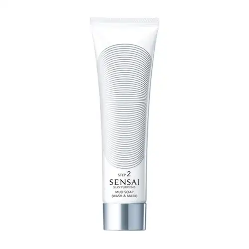 Sensai Silky Purifying Mud Soap (Wash & Mask) 125ml - Sapone detergente viso