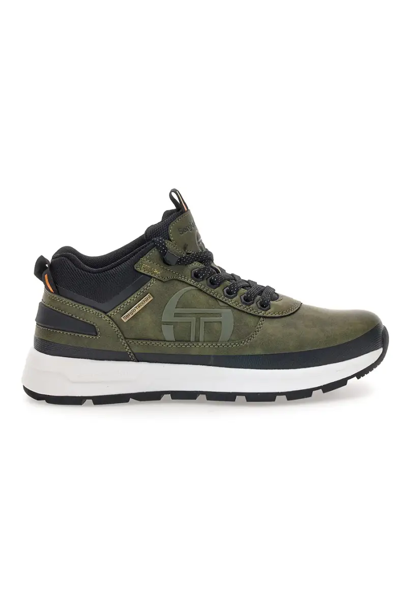 SERGIO TACCHINI Sneakers verde militare con inserti a contrasto STM421020 [KHAKI]