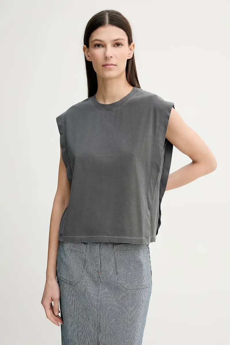 Sessun maglietta in cotone Grigio