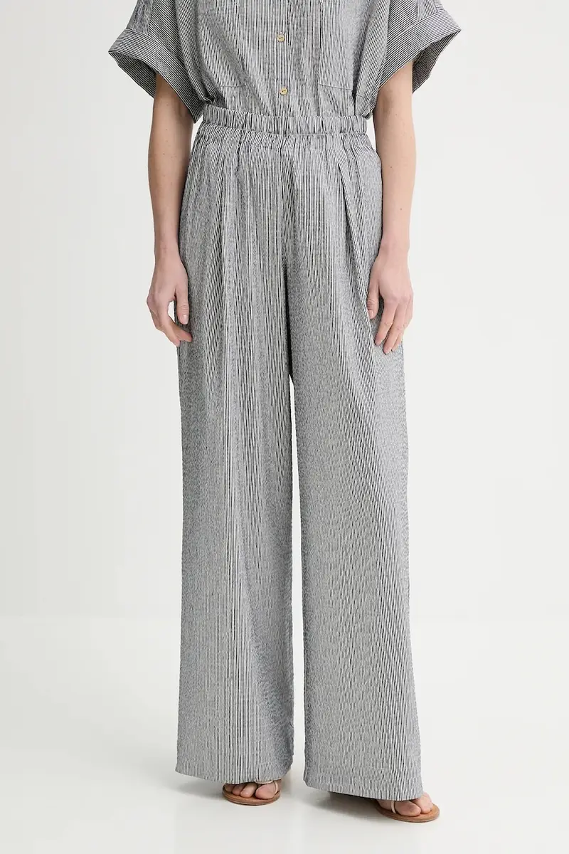 Sessun pantaloni donna colore blu navy 25207004