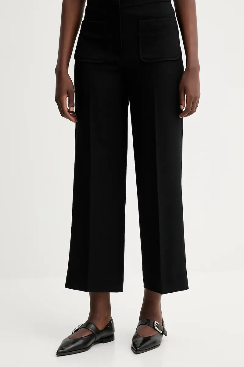 Sessun pantaloni donna colore nero 24107014