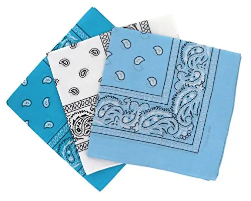 Laciteinterdite Set di 3 bandanas paisley in cotone, modello cachemire