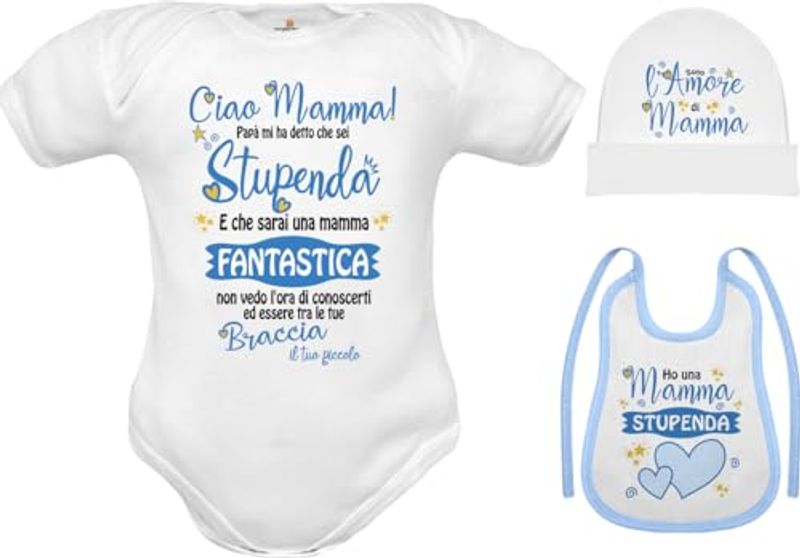 corredino neonato AMORE DI MAMMA Set Neonato