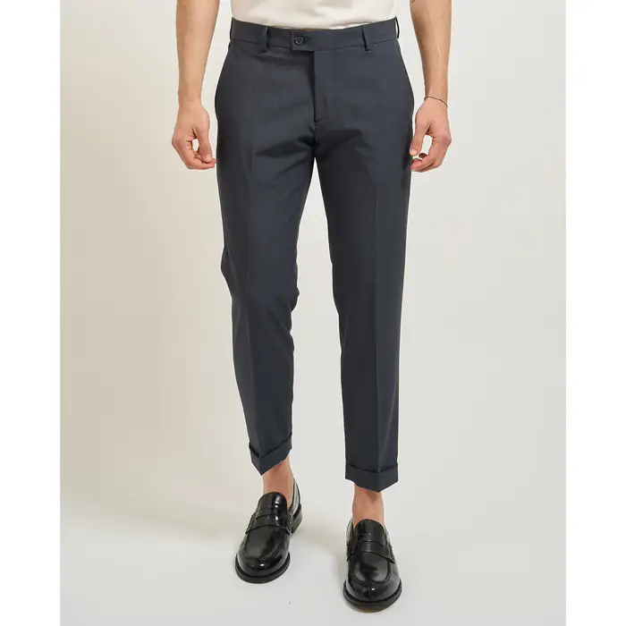 Sette/Mezzo Pantalone Pantaloni classici uomo con tirapancia Grigio