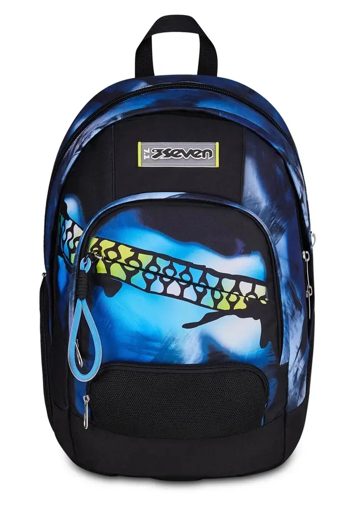 Seven Zaino scuola Dual Blu Fusion