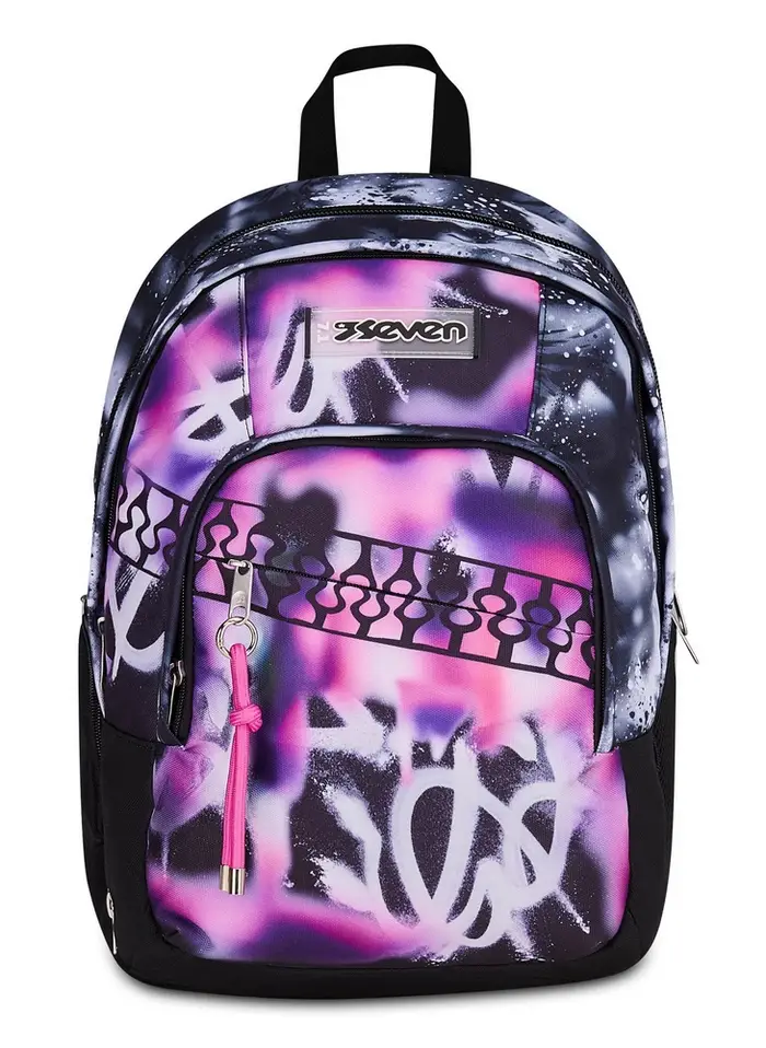 Seven Zaino scuola Dual Detach Buzzy Note Girl