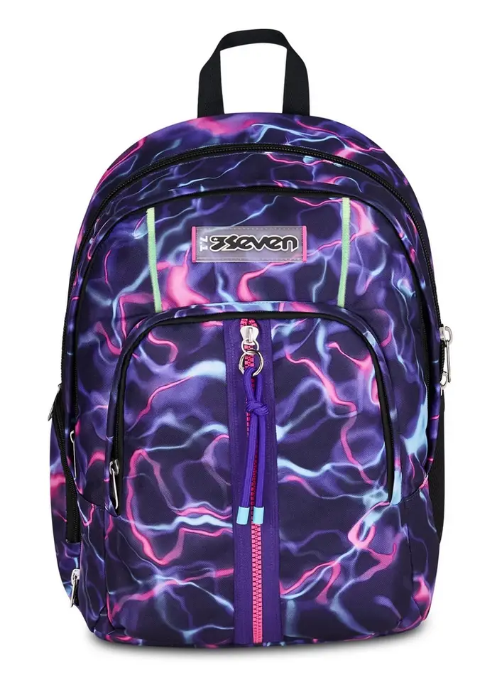 Seven Zaino scuola Dual Detach Electricvibe Girl