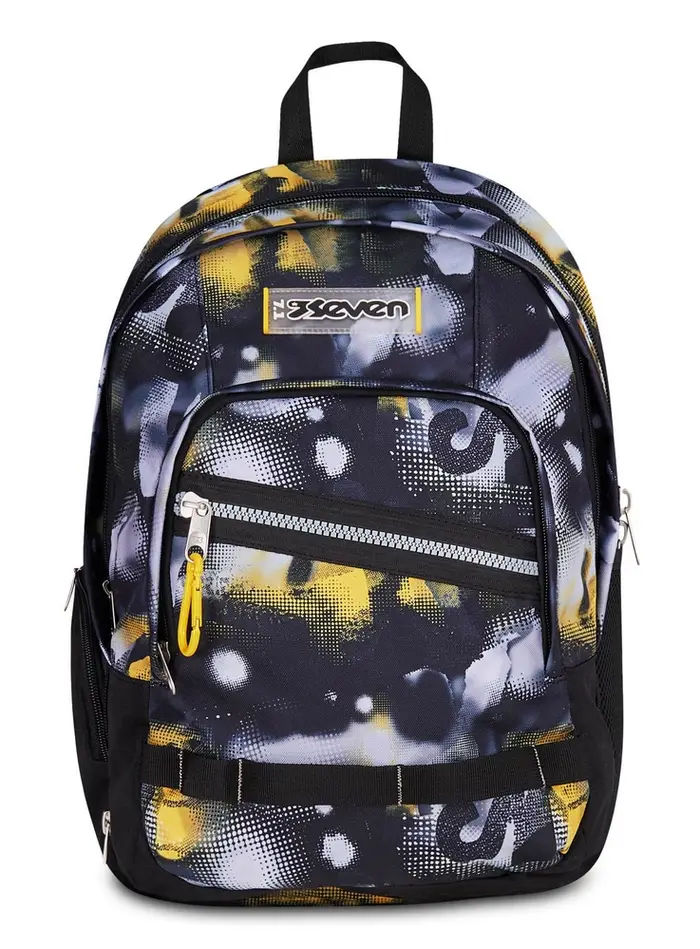 Seven Zaino scuola Dual Detach Golden Paint