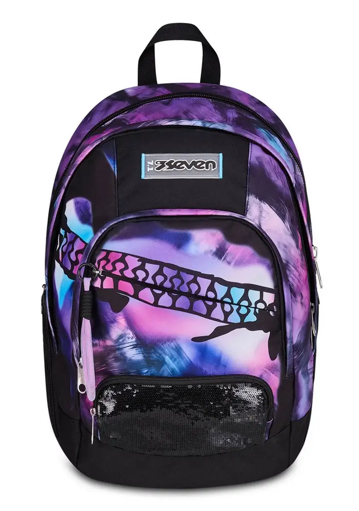 Seven Zaino scuola Dual Pink Fusion
