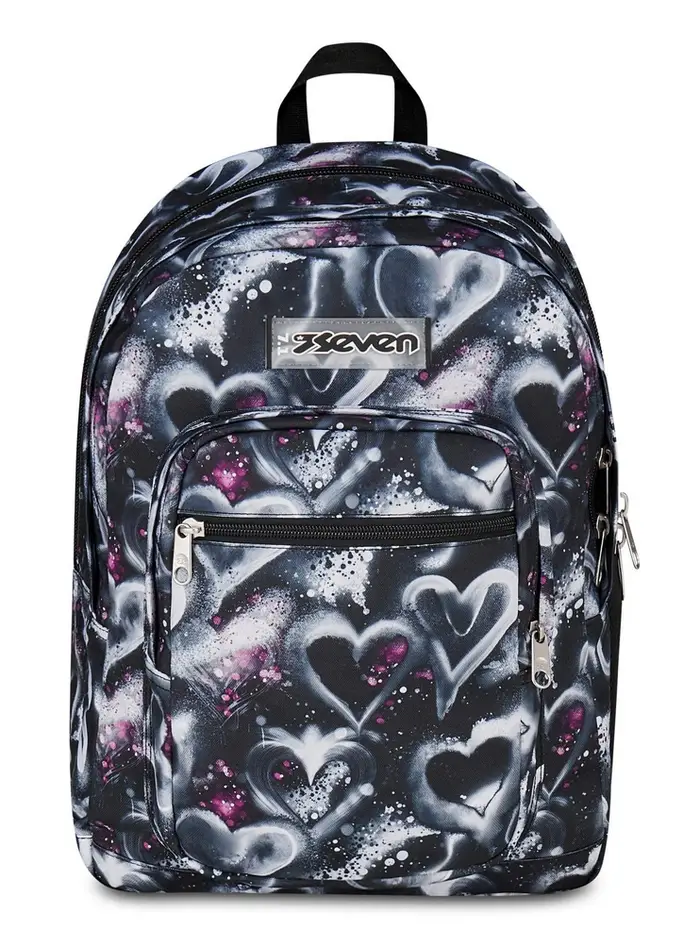 Seven Zaino scuola Freethink Girl Jet Black