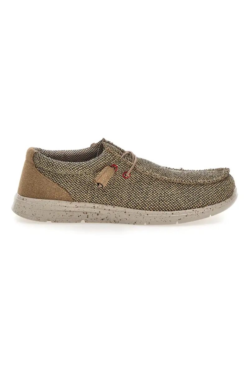 SEVENOAKS Scarpe da uomo casual dark beige in tessuto PK1118H [TAUPE]