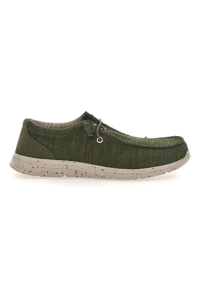 SEVENOAKS Scarpe da uomo casual verde in tessuto PK1118I [VERDE]