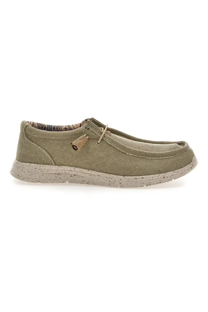 SEVENOAKS Scarpe da uomo casual verde in tessuto PK1147M [BEIGE]