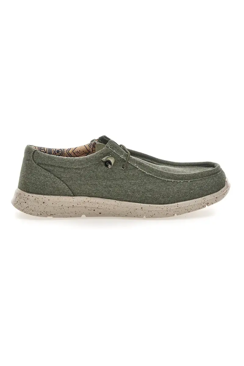 SEVENOAKS Scarpe da uomo casual verde in tessuto PK1147O [MILITARY]