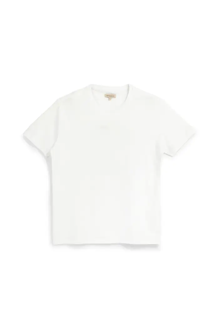 SEVENOAKS T-shirt bianco scollo a V manica corta NBY702 [BIANCO]