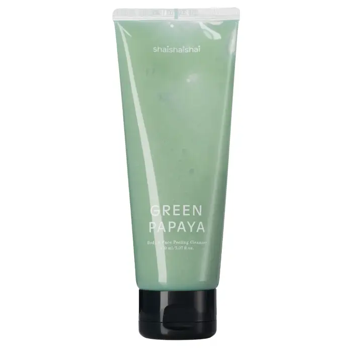 Shaishaishai Green Papaya Viso Corpo Peeling Detergente 150ml