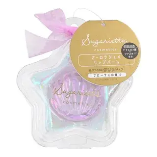 SHOBIDO Aurora Shell Lip Balm Purple Floral 1 pc