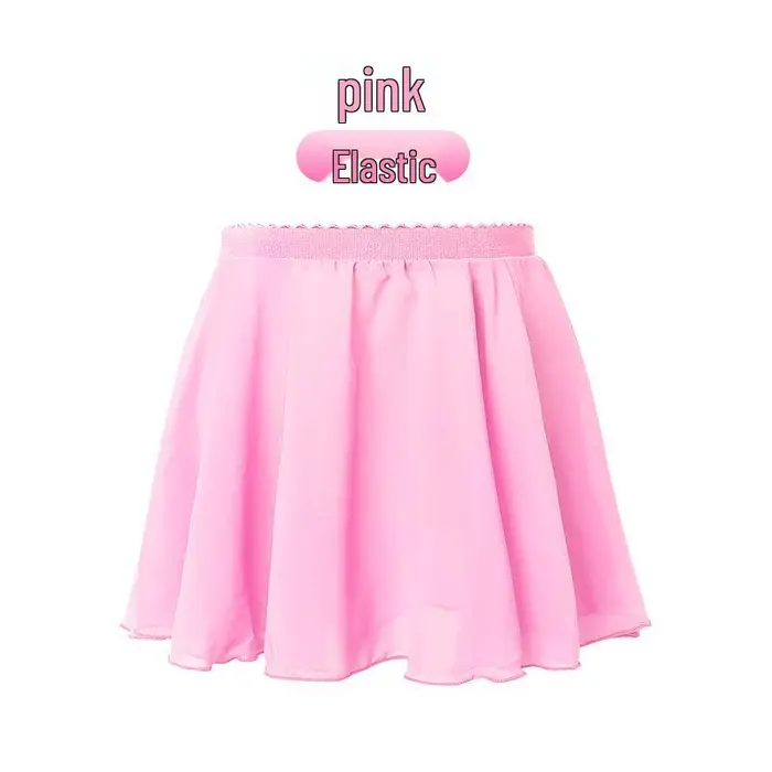 Shopping Party Gonna da ballo elasticizzata in chiffon per bambina - Abbigliamento leggero per la pratica Extra Large