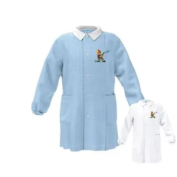 Siggi GREMBIULE ASILO BAMBINO 33GR4352 RICAMO POMPIERE