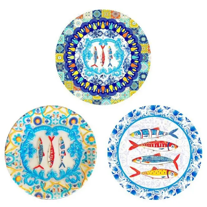 Signes Grimalt Set da tavola Piastra Magnetica Delle Sardine Blu
