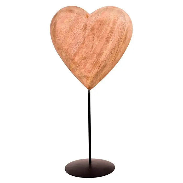 Signes Grimalt Statuette e figurine Cuore Di Legno Marrone