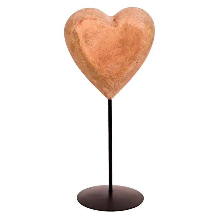 Signes Grimalt Statuette e figurine Cuore Di Legno Marrone