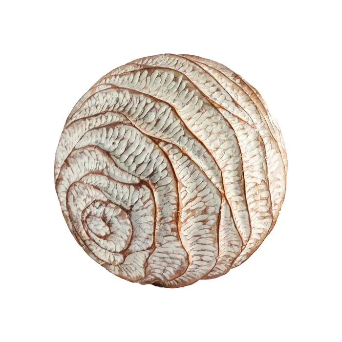 Statuette e figurine Signes Grimalt Ornamento Di Bola Marrone miniatura 3