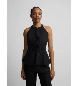 Silbon Gilet Donna Nero 4407450