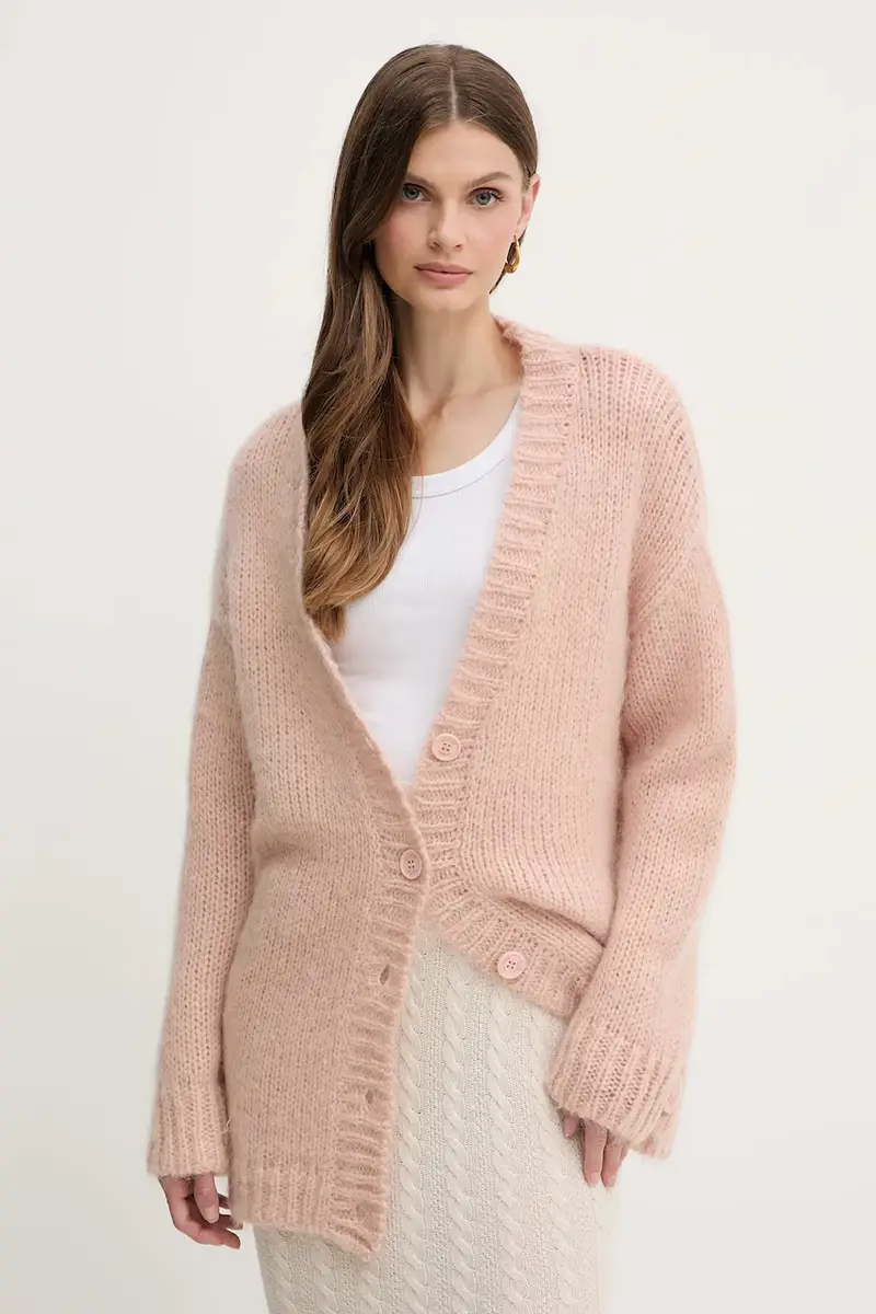 Silvian Heach Cardigan Donna Arancione 3423285