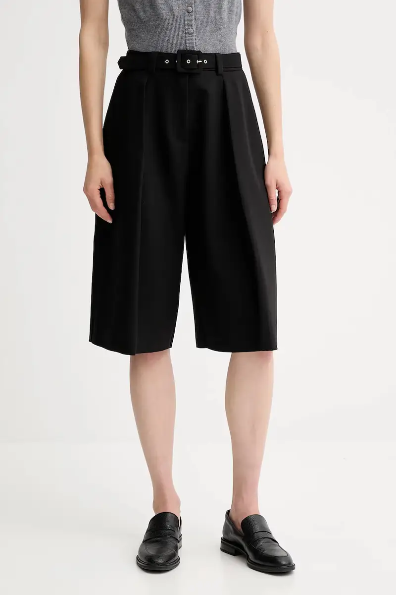 Simona Corsellini pantaloncini donna colore nero A25CPPA01701