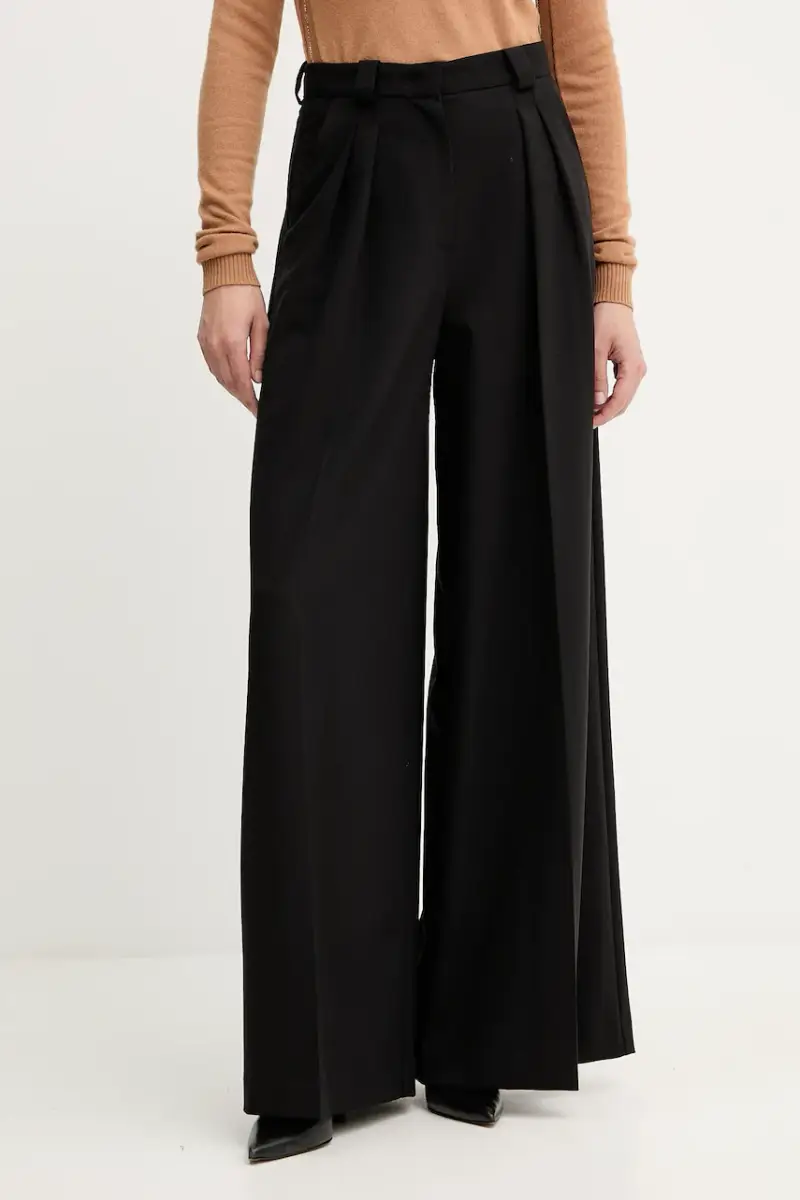 Simona Corsellini pantaloni donna colore nero A25CPPA00301