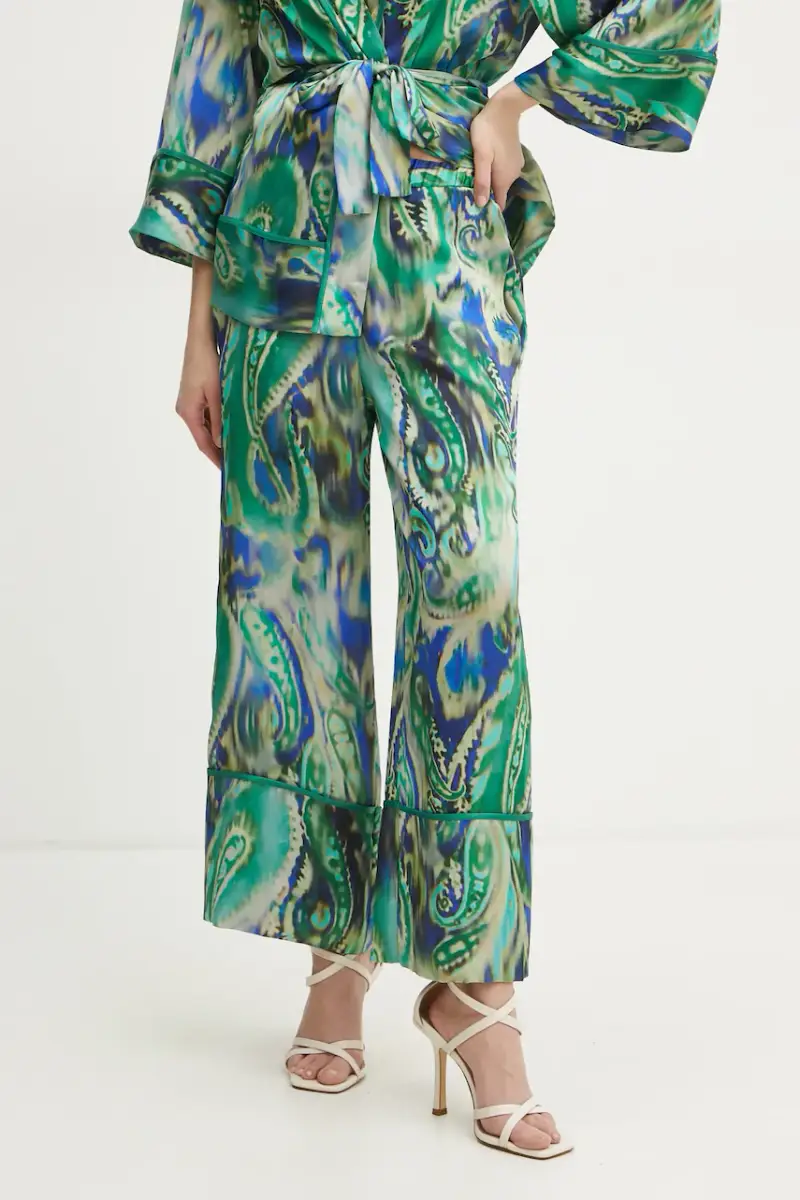 Simona Corsellini pantaloni donna colore verde P25CPPA025