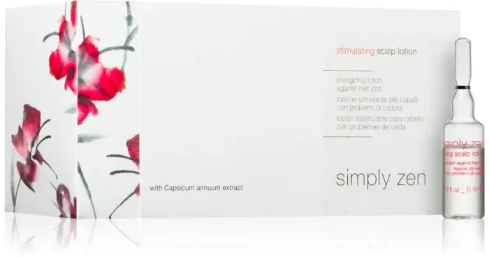Simply Zen stimolante, lozione per il trattamento del cuoio capelluto senza risciacquo, anticaduta, 6 ml