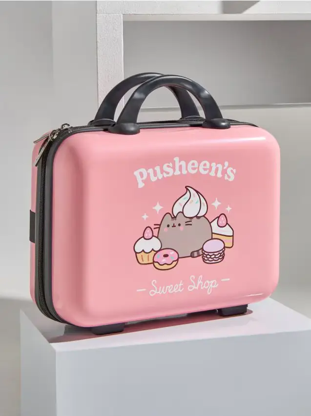 Sinsay Beauty case da viaggio Pusheen the Cat - rosa pastello