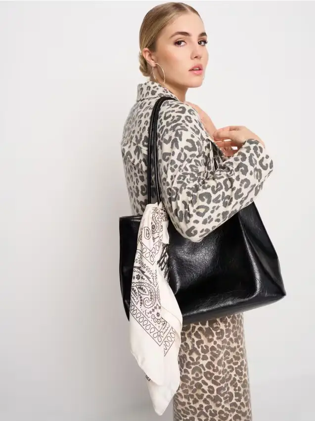 Sinsay Borsa grande a tracolla - nero