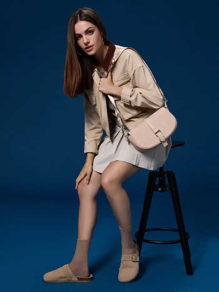 Borsa postina - beige miniatura 3