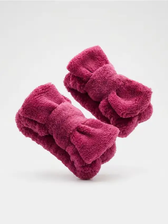 Braccialetti cosmetici con fiocchi - maroon