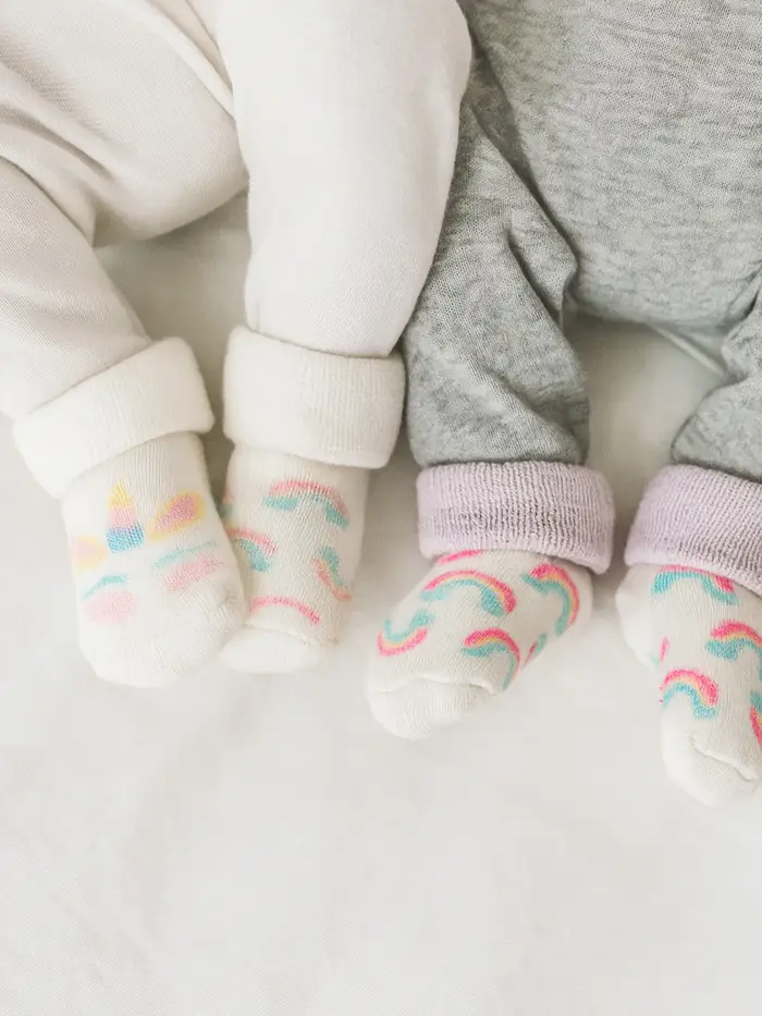 Sinsay Calzini neonato confezione da 2 - panna