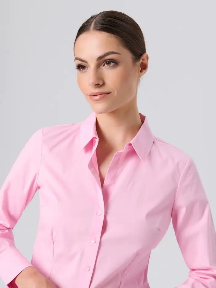 Camicia a maniche lunghe - rosa miniatura 4